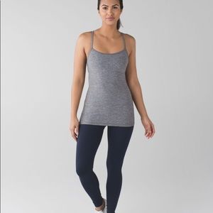 Lululemon Power Y Tank Grey Size 4